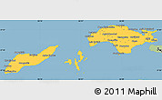 Savanna Style Simple Map of Samos