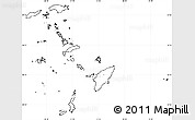 Blank Simple Map of Dodekanissa, cropped outside, no labels
