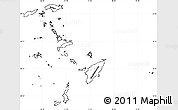 Blank Simple Map of Dodekanissa, cropped outside