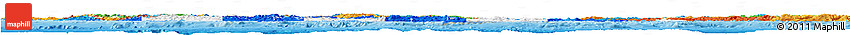 Flag Horizon Map of Greece, political outside, flag aligned to the middle