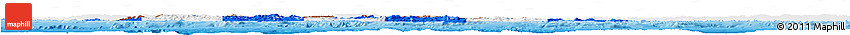 Flag Horizon Map of Greece, single color outside, bathymetry sea, shaded relief sea, flag aligned to the middle
