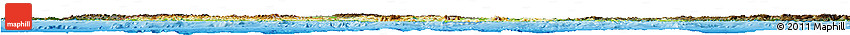 Physical Horizon Map of Greece, darken, land only