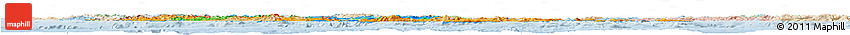 Political Horizon Map of Greece, lighten