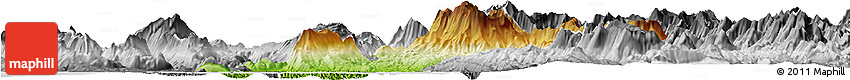 Physical Horizon Map of Arta, desaturated