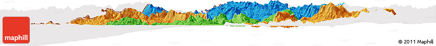 Political Horizon Map of Ipiros, cropped outside