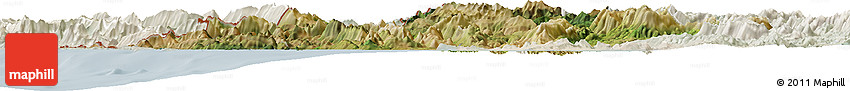 Satellite Horizon Map of Ipiros, lighten
