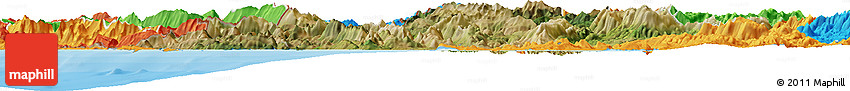 Satellite Horizon Map of Ipiros, political outside