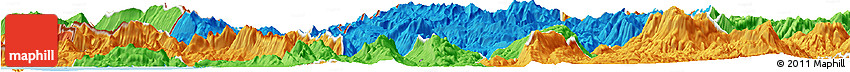 Political Horizon Map of Ioannina