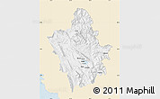 Classic Style Map of Ioannina, single color outside