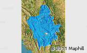 Political Map of Ioannina, satellite outside