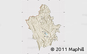 Shaded Relief Map of Ioannina, cropped outside
