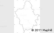 Blank Simple Map of Ioannina, cropped outside, no labels