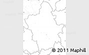 Blank Simple Map of Ioannina, no labels