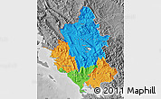 Political Map of Ipiros, desaturated