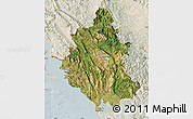 Satellite Map of Ipiros, lighten