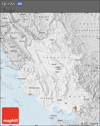 Silver Style Map of Ipiros