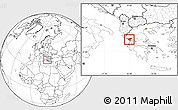 Blank Location Map of Preveza