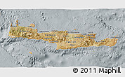 Satellite 3D Map of Kriti, lighten, semi-desaturated