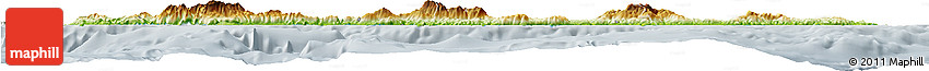 Physical Horizon Map of Kriti, lighten, semi-desaturated