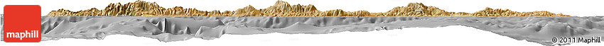 Satellite Horizon Map of Kriti, lighten, desaturated