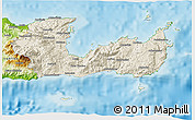 Shaded Relief 3D Map of Lasithi, physical outside