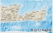 Shaded Relief 3D Map of Lasithi