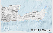 Silver Style 3D Map of Lasithi