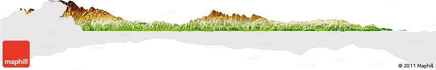 Physical Horizon Map of Lasithi, cropped outside
