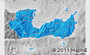 Political Map of Lasithi, desaturated