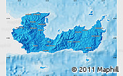 Political Map of Lasithi, single color outside