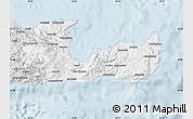 Silver Style Map of Lasithi