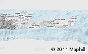 Gray Panoramic Map of Lasithi