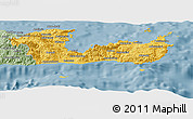 Savanna Style Panoramic Map of Lasithi