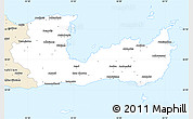 Classic Style Simple Map of Lasithi