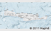 Classic Style Map of Kriti, single color outside