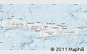 Gray Map of Kriti, single color outside