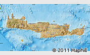 Satellite Map of Kriti, physical outside