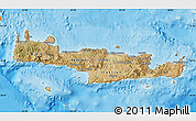 Satellite Map of Kriti, political outside
