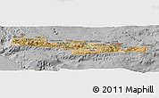 Satellite Panoramic Map of Kriti, lighten, desaturated