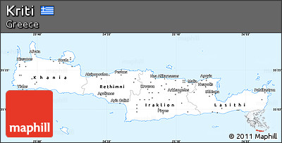 Gray Simple Map of Kriti