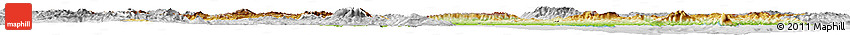 Physical Horizon Map of Makedonia, lighten, desaturated