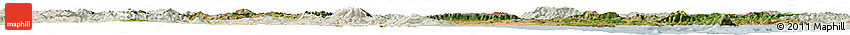 Satellite Horizon Map of Makedonia, lighten