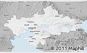 Gray 3D Map of Thessaloniki