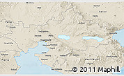 Shaded Relief 3D Map of Thessaloniki