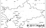 Blank Simple Map of Thessaloniki