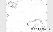 Blank Simple Map of Lesvos, no labels