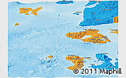 Political Shades Panoramic Map of Nissia Egeou