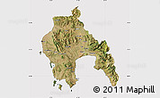 Satellite Map of Messinia, cropped outside