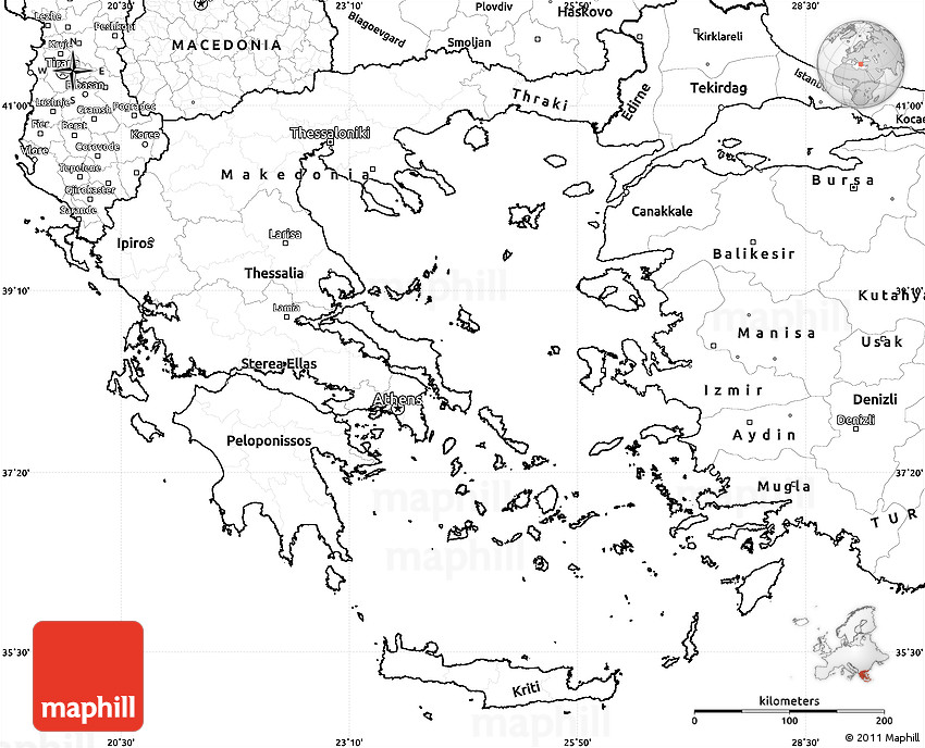 Printable Map Of Ancient Greece Blank Simple Map Of Greece