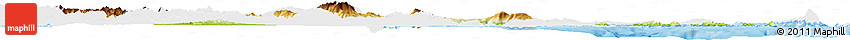 Physical Horizon Map of Thessalia, single color outside